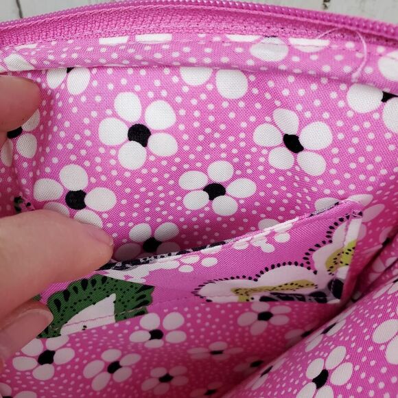 Vera Bradley Priscilla Pink E-Reader Zip Up Sleeve - Picture 6 of 7
